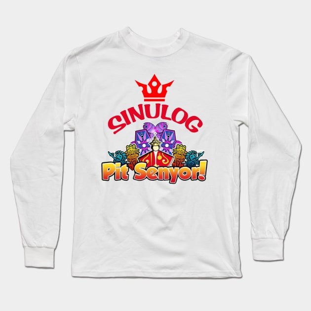 Sinulog - Cebu Philippines Long Sleeve T-Shirt by tatzkirosales-shirt-store